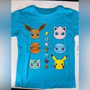 Pokemon Kids‎ Turquoise Character Tee